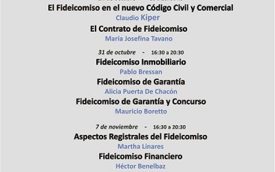 FIDEICOMISO en el Nuevo Código Civil y Comercial