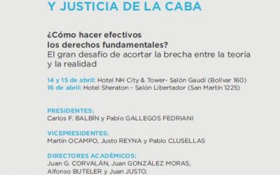 II Congreso Internacional y V Jornadas de Administración y Justicia de la CABA