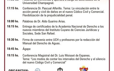 CONFERENCIAS MAGISTRALES DRES. LUIS MOISSET DE ESPANÉS – PASCUAL ALFERILLO