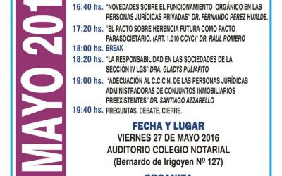 JORNADAS PREPARATORIAS del “XIII Congreso Argentino de Derecho Societario IX Congreso Iberoamericano de Derecho Societario y de la Empresa