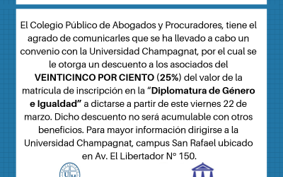 DESCUENTO ASOCIADOS DIPLOMATURA GENERO E IGUALDAD