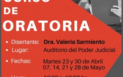 INSCRIPCIONES CURSO DE ORATORIA