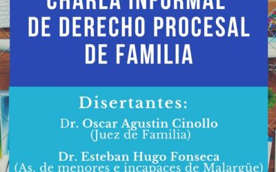 CHARLA INFORMAL DERECHO PROCESAL DE FAMILIA EN MALARGÜE