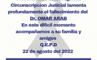FALLECIMIENTO DR. OMAR ARAB